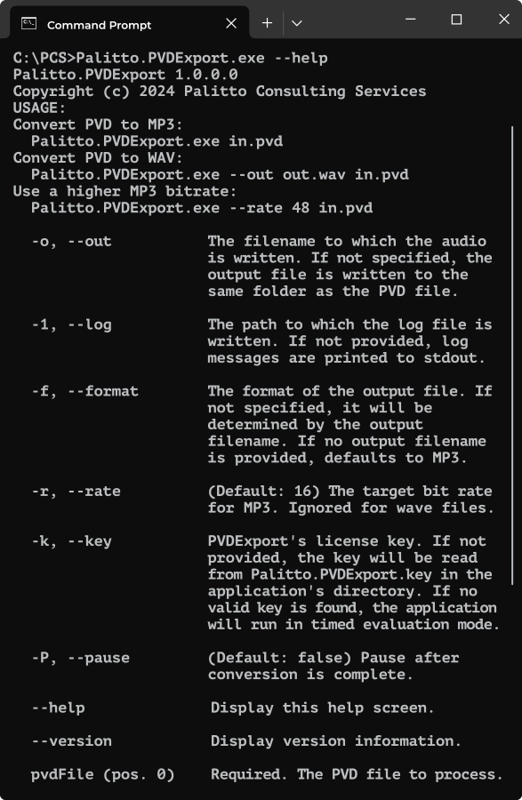 Command prompt lines